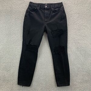 GRLFRND Karolina Ankle in Private Life Frayed Hem Ripped Women Jeans  -  Size 28